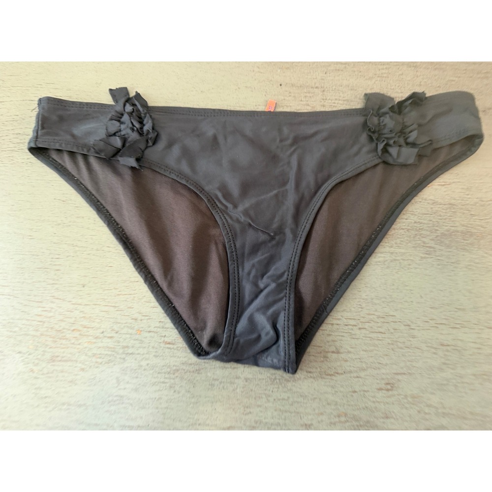 black APOLLO   lined swimsuit bikini bottom size large